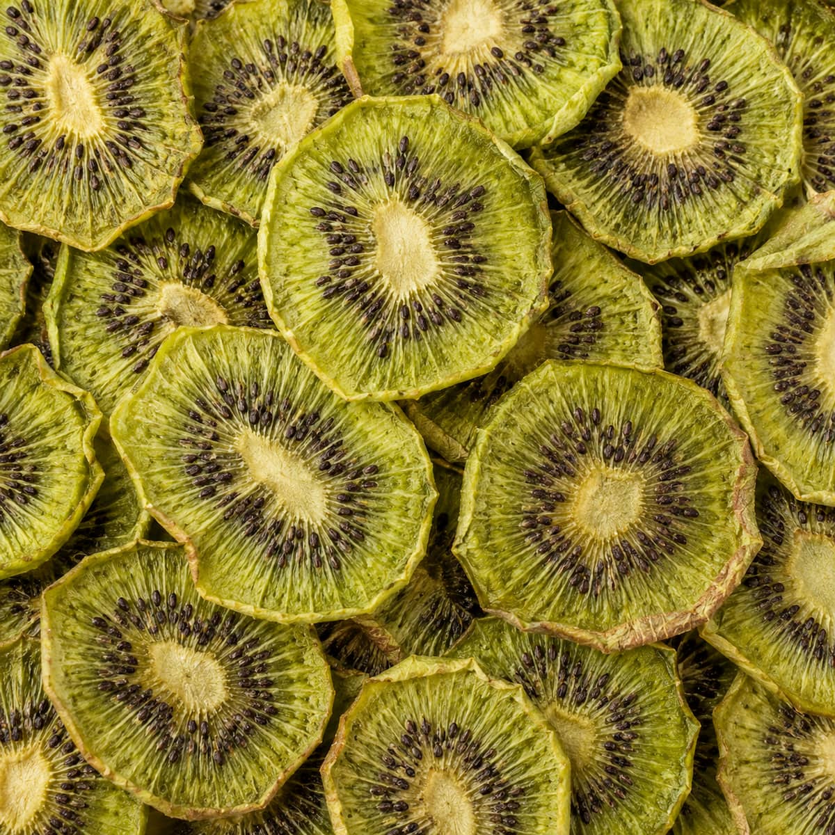 Dehydrated kiwi slices